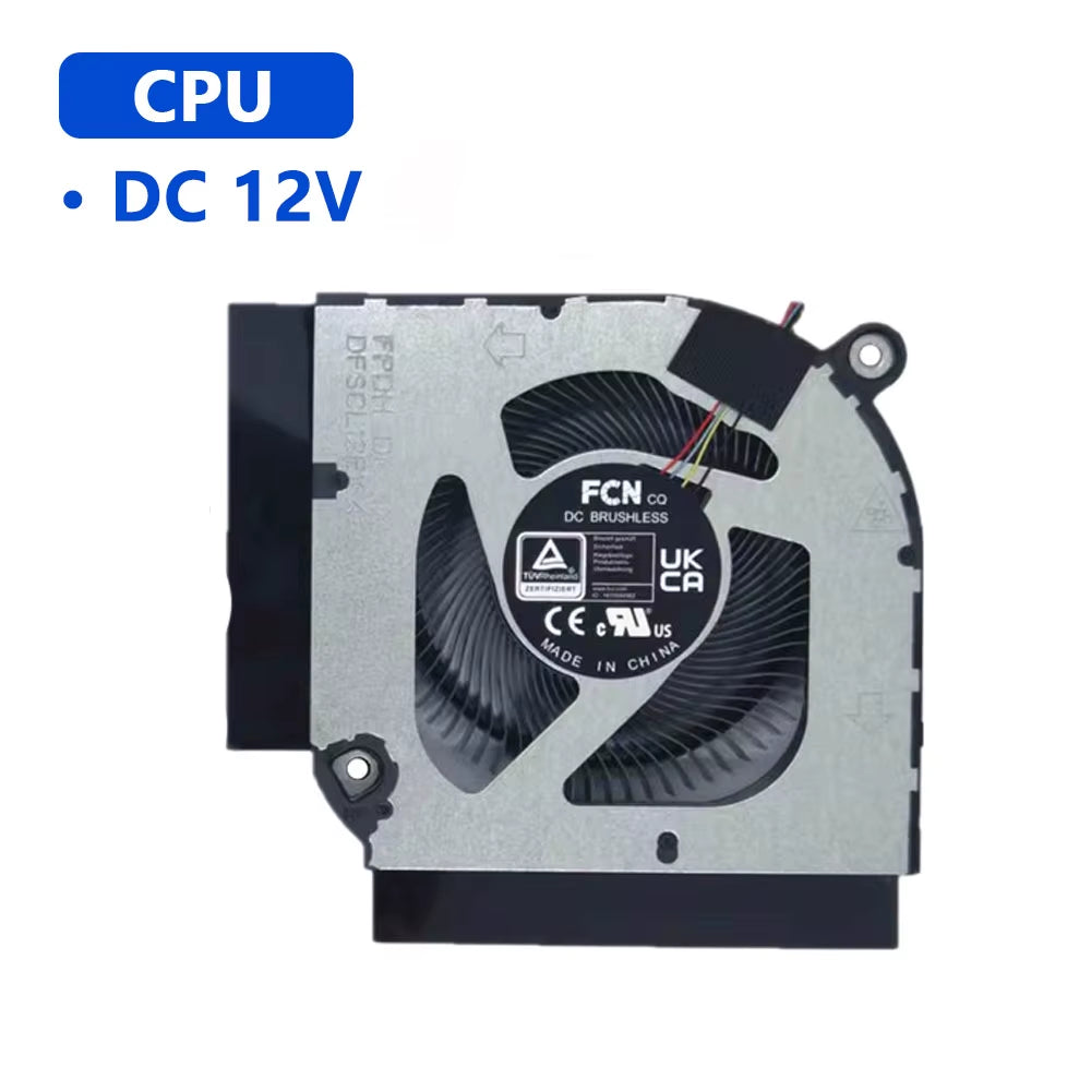 12V / 5V for Nitro 5 AN515-45 AN515-46 AN515-55 AN515-56 AN515-57 AN515-58 Laptop CPU GPU Cooling Fan Heatsink Fan Cooler