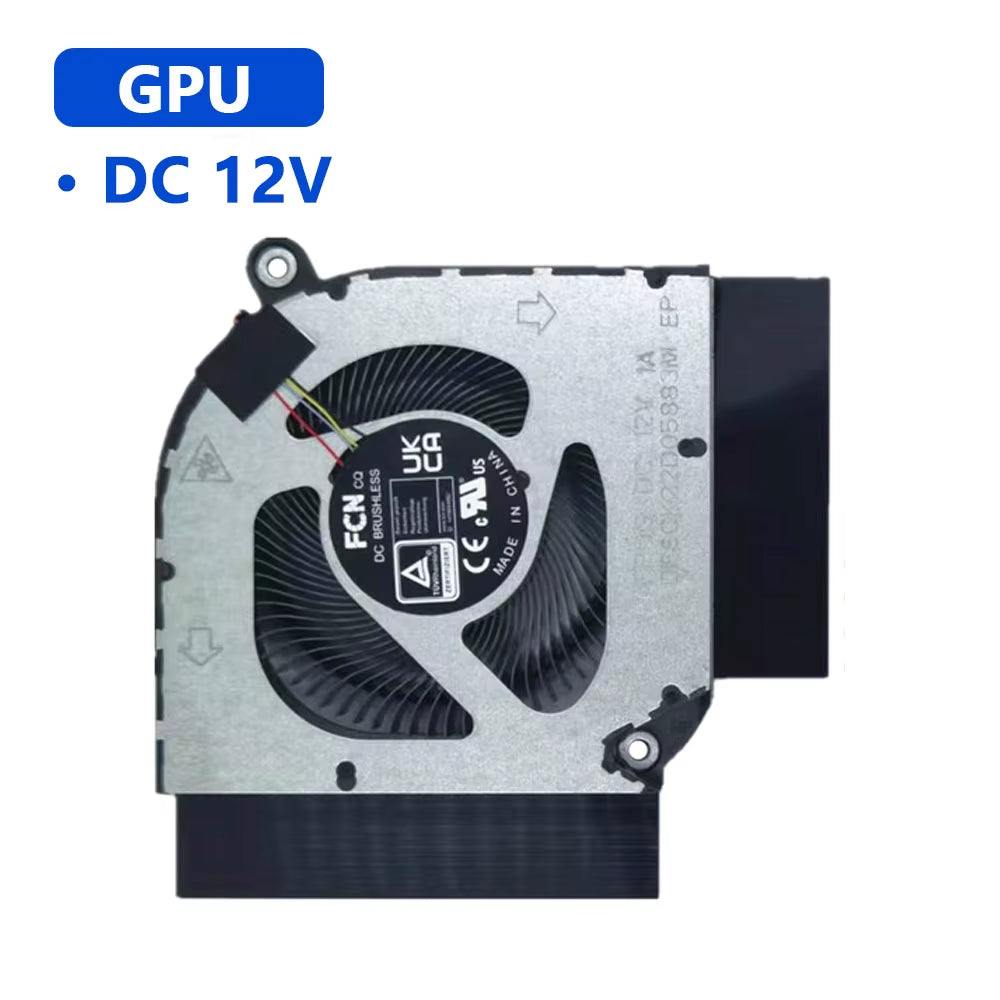 12V / 5V for Nitro 5 AN515-45 AN515-46 AN515-55 AN515-56 AN515-57 AN515-58 Laptop CPU GPU Cooling Fan Heatsink Fan Cooler
