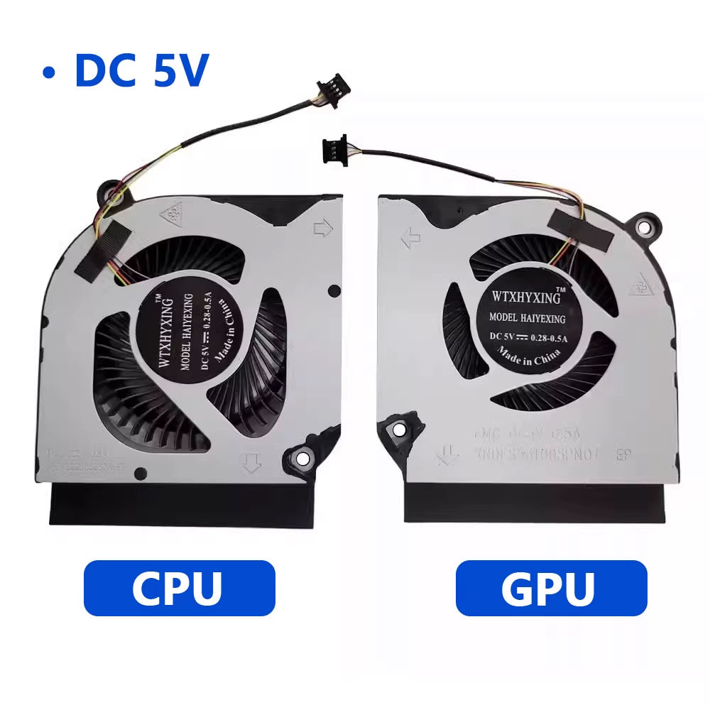 12V / 5V for Nitro 5 AN515-45 AN515-46 AN515-55 AN515-56 AN515-57 AN515-58 Laptop CPU GPU Cooling Fan Heatsink Fan Cooler