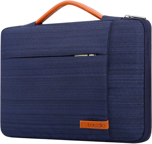 360° Protective 15-15.6 Inch Laptop Sleeve Case for Acer HP Lenovo Dell ASUS Laptop, Acer Aspire 15, HP Pavilion 15, Dell Inspiron 15, Lenovo Ideapad 15, ASUS Zenbook 15 Computer Bag, Blue