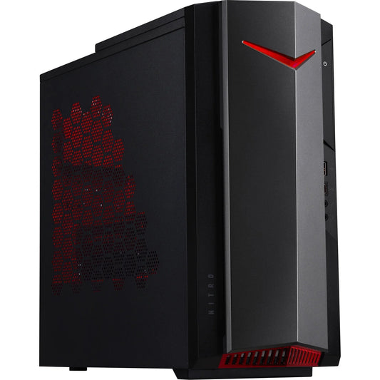 Nitro N50-610 Gaming Desktop Computer - Intel Core I5-10400F - 8GB RAM - 512GB SSD - NVIDIA Geforce GTX 1650 - Windows 10 Home